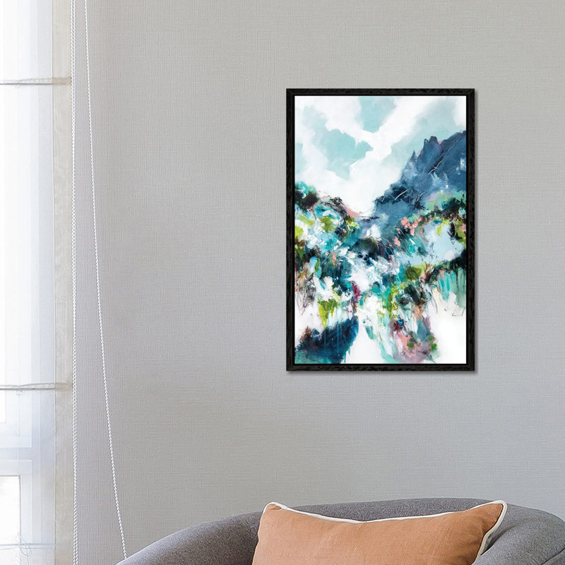 In the Rain 1 Piece Painting on Canvas, 66.04 cm H x 45.72 cm W, Black Framed