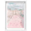 Oliver Gal Pink Pool Pastel - Diamond Dust Shadowbox Framed Wall Art-450163801-450163803