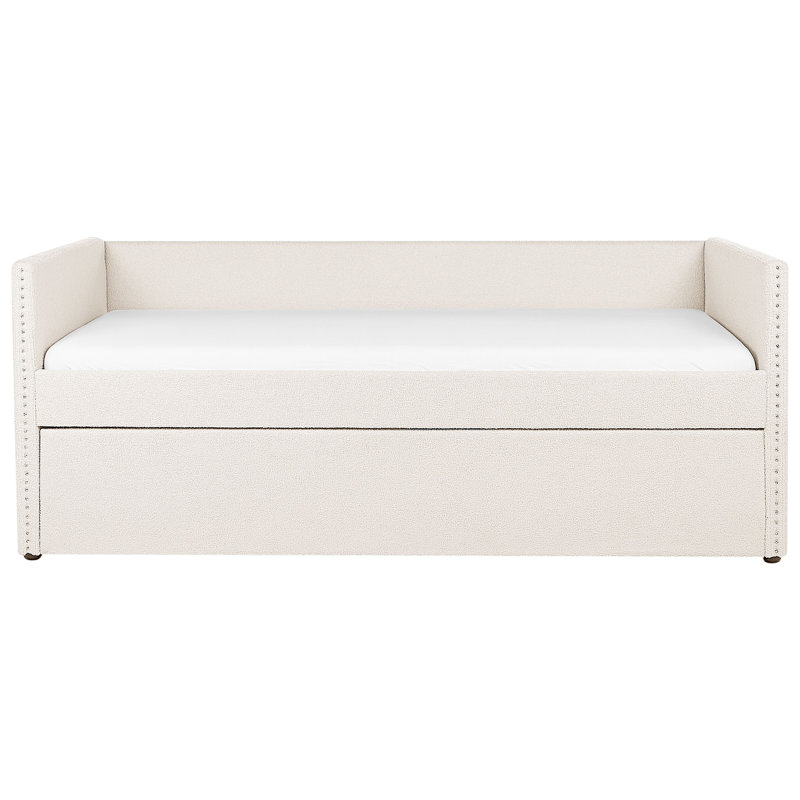 Ambroisine Upholstered Storage Bed, Beige