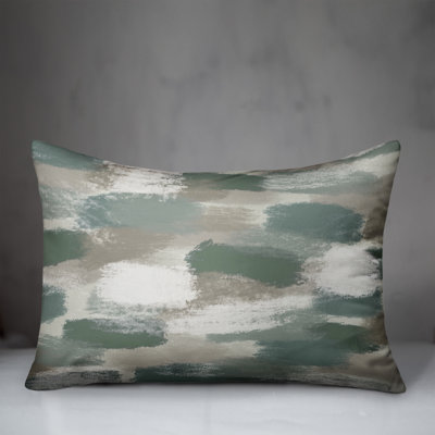Abstract Outdoor Reversible Throw Pillow