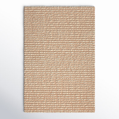 Bayne Hand-Loomed Jute/Wool Beige Area Rug