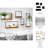 Loddie Metal and Wood Wall Shelf Set Modern Floating Display Shelves with Iron Frame, Decorative and Functional Wall Storage, Stylish Industrial Design