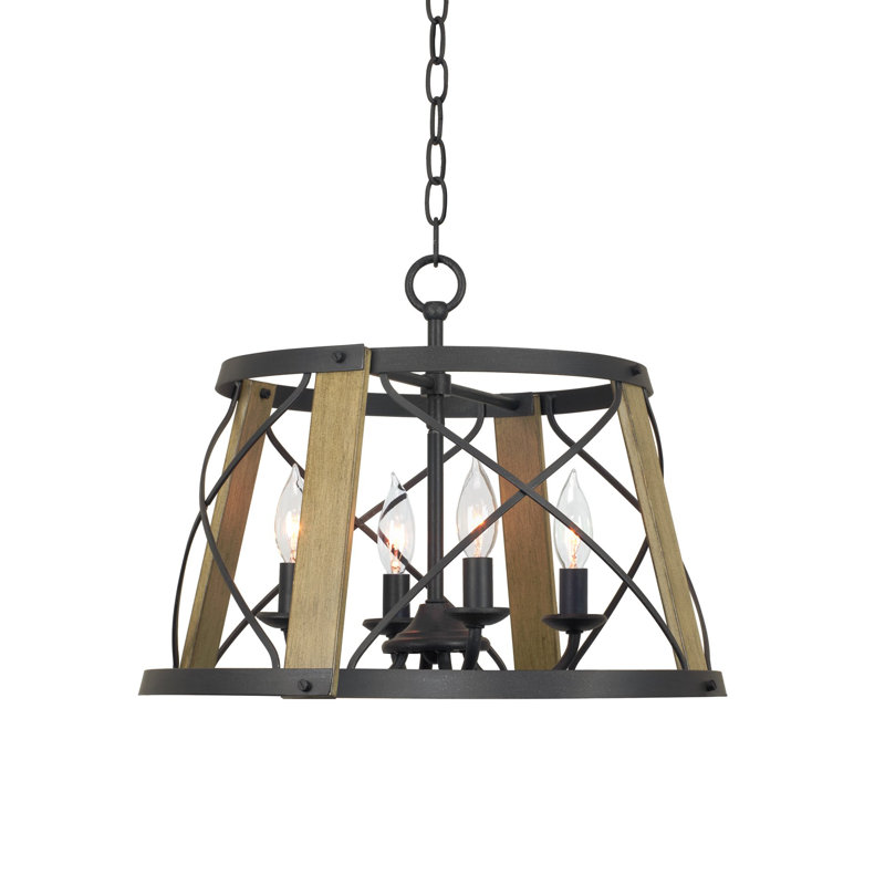 Lustre géométrique à 4 lumières Talita