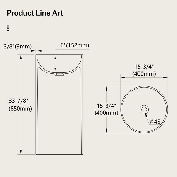 Dimensions du produit
