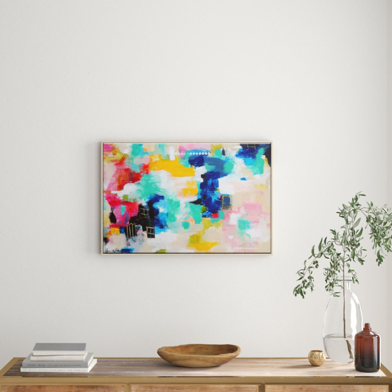 House Picket Fence by Amira Rahim - Painting on Canvas, Timber, 102cm H x 152cm W