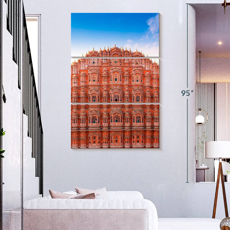 Masam Hawa Mahal, H 23 po x l 14 po