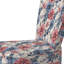Chaise d'appoint rembourrée rose et bleue