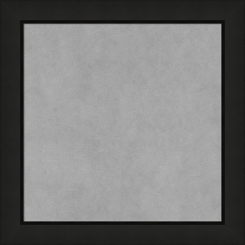 Tableau magnétique à cadre étroit noir minuit, H 19 po x l 19 po x P 1 po