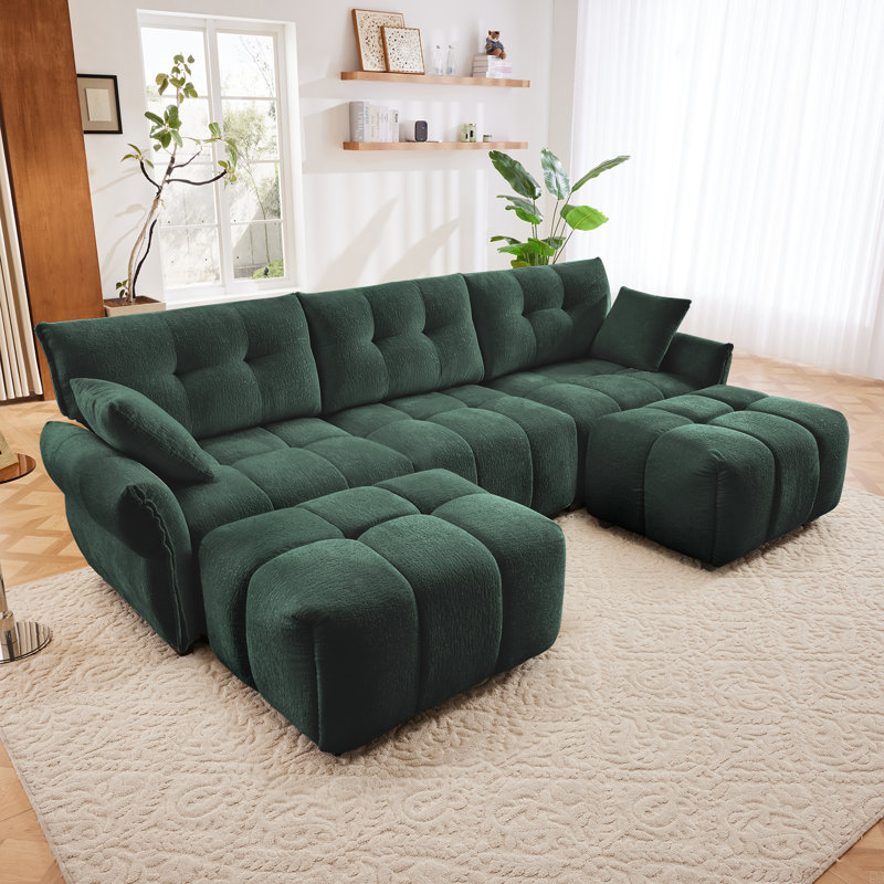 Chenille Modular Sectional Sofa