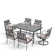 Rectangular 6 - Person Dining Set With Cushions