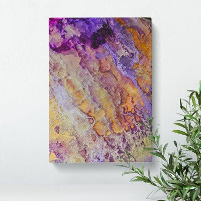 Raise Your Hands Abstract - Wrapped Canvas Print