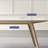 Modern Matte Rock Plate Dining Table Chair Set 4 - Person Four Leg Dining Set-100897401