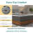 13"  Quilted Hybrid  Mattress With Moisture-Wicking Cover And High-Density Gel Memory Foam For Ultimate Comfort In A Box-1156395123
