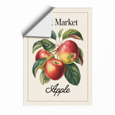 Apple Study Botanical - Framed Print