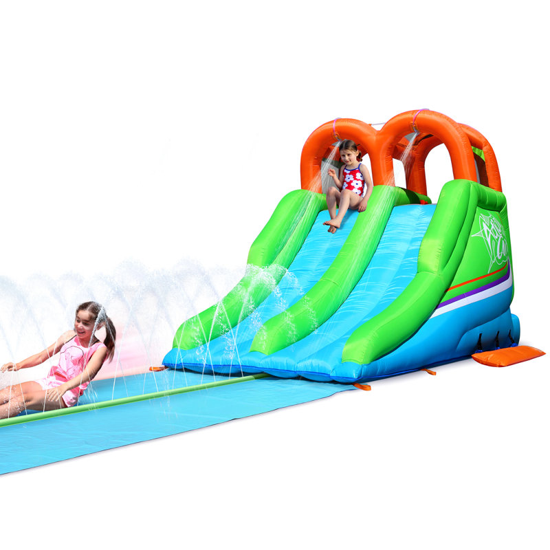 Glissade d'eau gonflable 7 'x 22,8' avec soufflerie