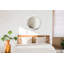 Huldar Glass Flat Wall Mirror