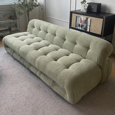 Modern Simple Light Luxury Cream Style Sofa