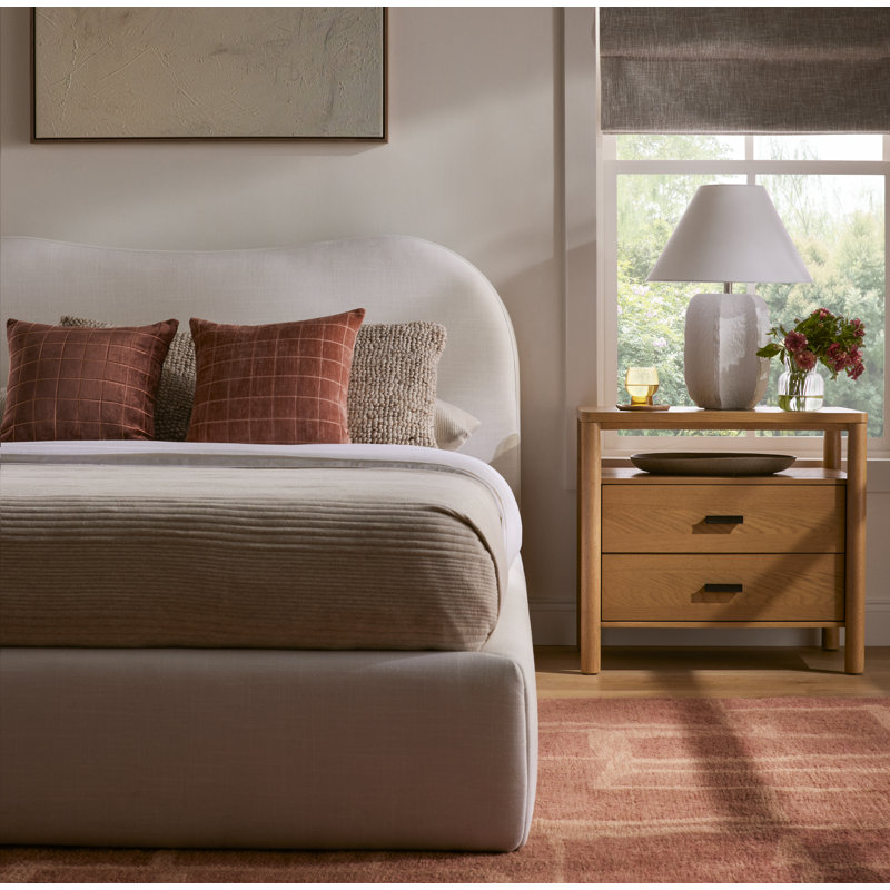 Gizella Standard Cotton Blend Reversible Quilt Set, Oatmeal, King Quilt + 2 King Shams