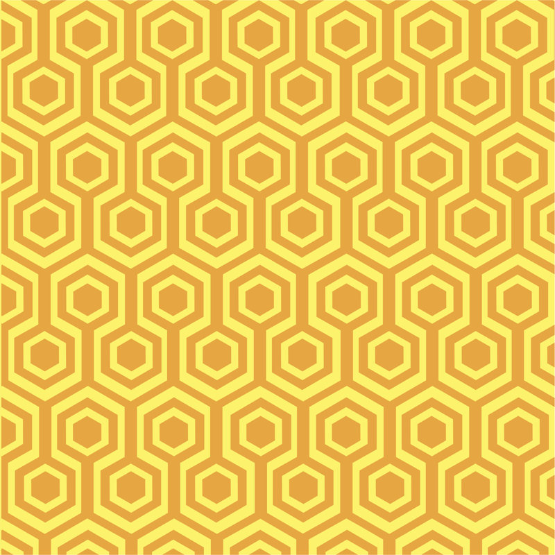 Retro 70'S Style - Wrapped Canvas Print, 122cm H x 122cm W x 3.8cm D