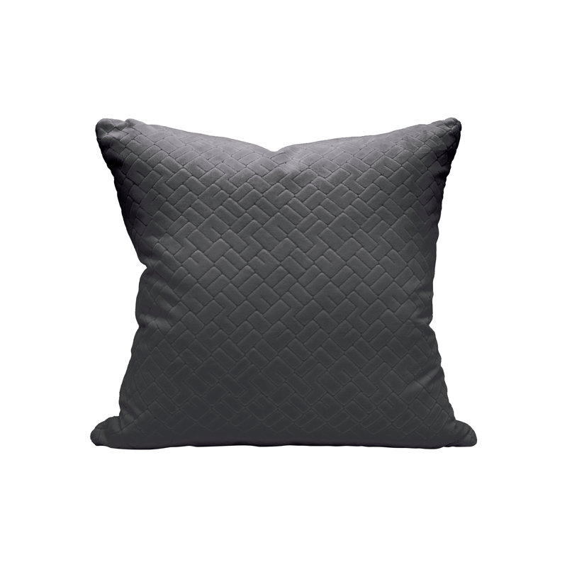 Vallauris Square Pillow Cover & Insert, Orage, 22" x 22"