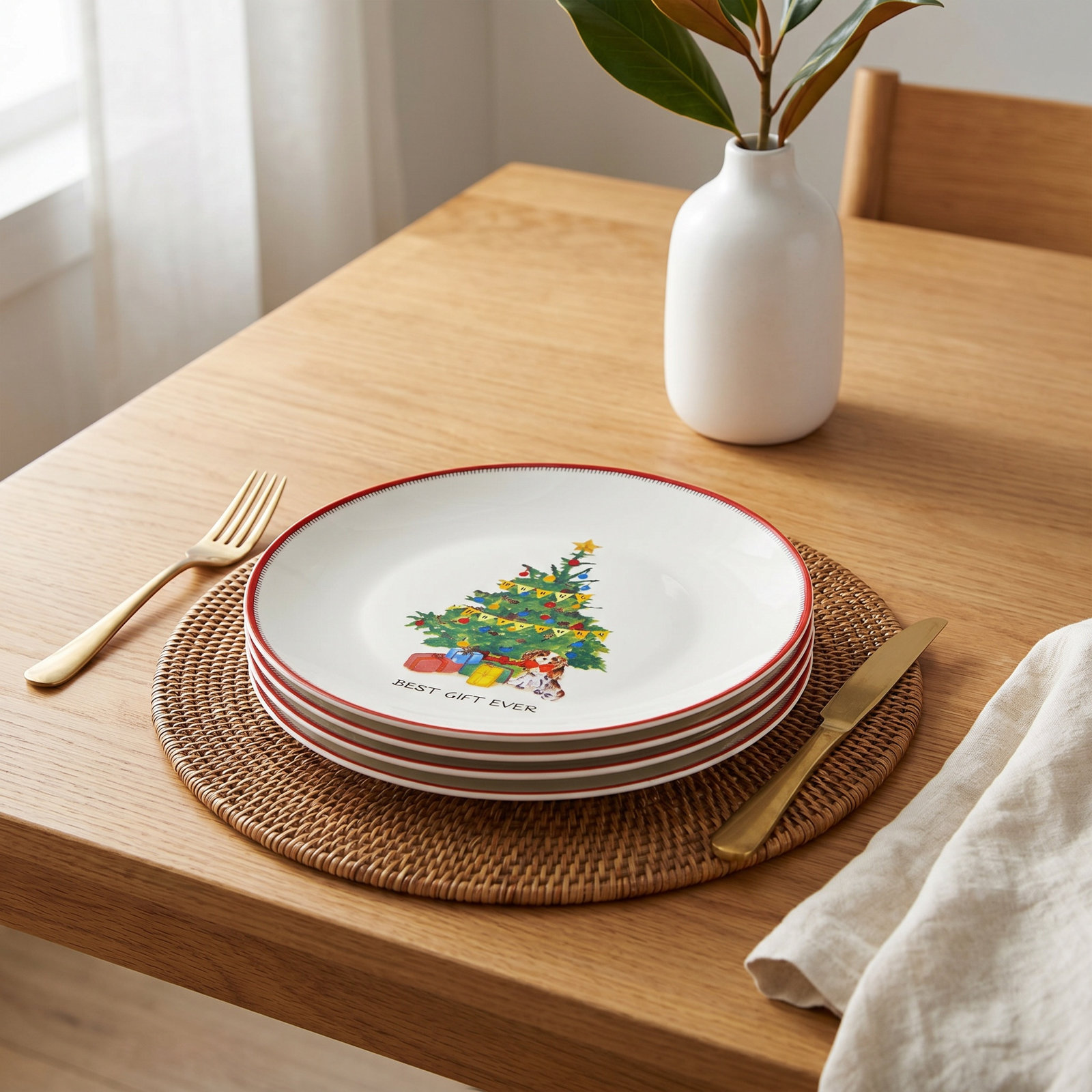 Kit Kemp Christmas 6" Appetizer Plate