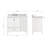 Cambridge Single Bathroom Vanity with Carrara Marble Top-88398657