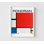 «Composition with Red - Blue - and Yellow 1930» par Piet Mondrian, reproduction d'art encadrée, impression d'art moderne