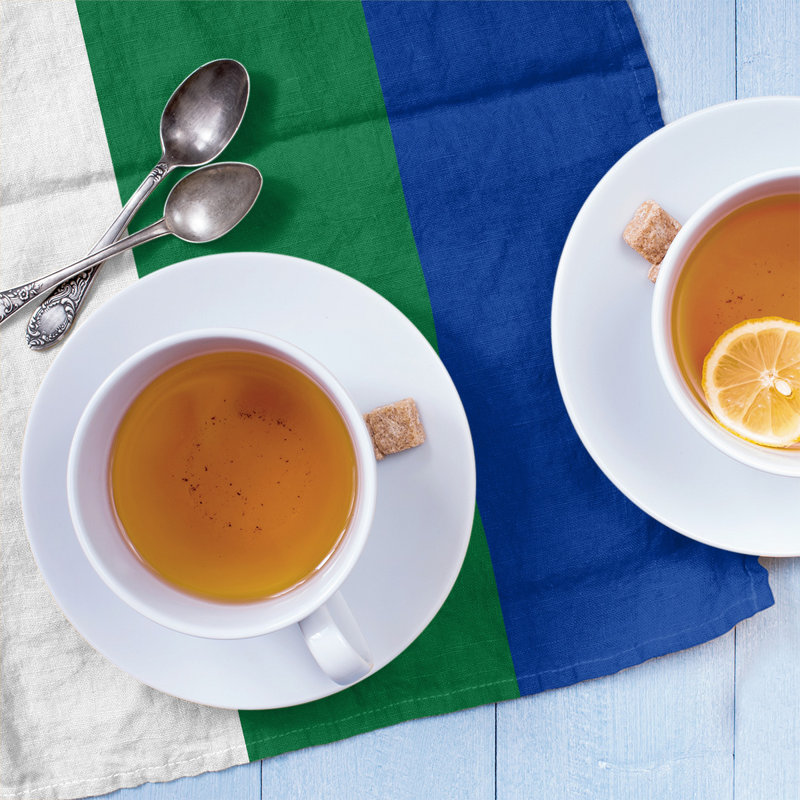 Stripe Tea Towel Kitchen Towel, Cotton Twill