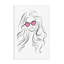 Toile de lunettes de soleil Leila rose, conception par Martina Pavlova-680251681