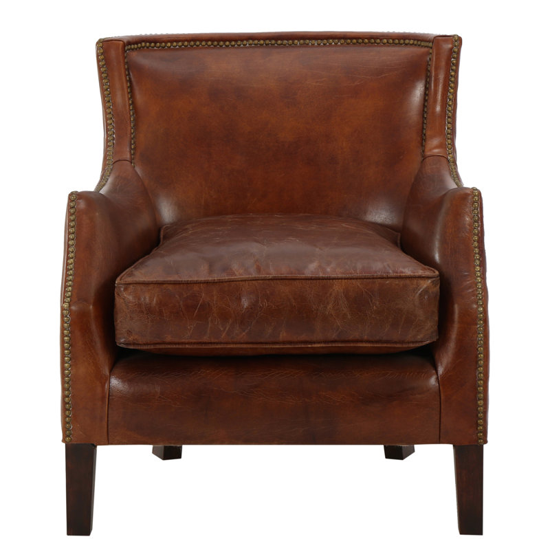 Genuine Leather Single Sofa Chair