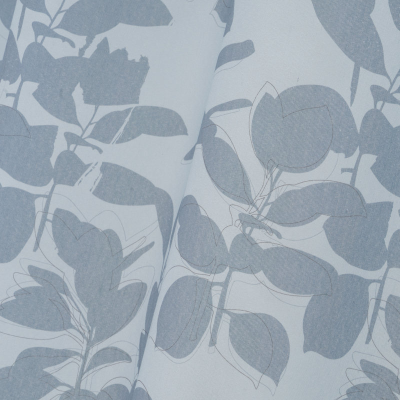 Dez Cotton Blend Semi Sheer Curtain Single Panel