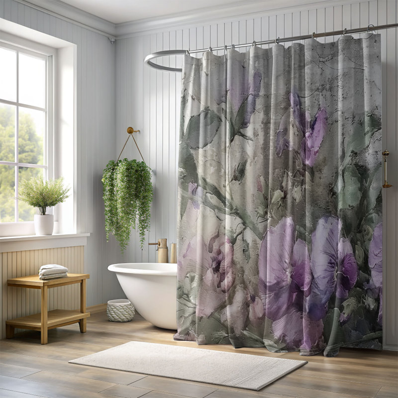 Rideau de douche Portishead, H 74 po x l 71 po