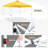 Pop Up Canopies 10 Ft. W x 10 FT. D Metal Party Tent Canopy-96265668