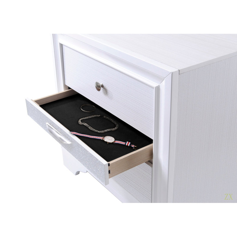 Naima   Nightstand, White