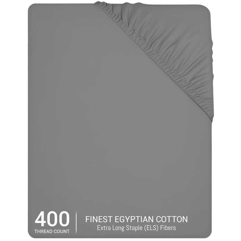 100% Cotton Flatweave Fitted Sheet, Single (3')