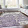 Premium Machine Washable Prisco Lavender Rug