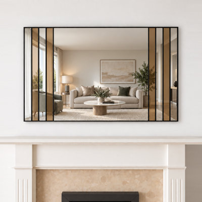 Fehzaan Miami Bronze Wall Mirror