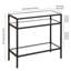 Glass Top End Table-448119491