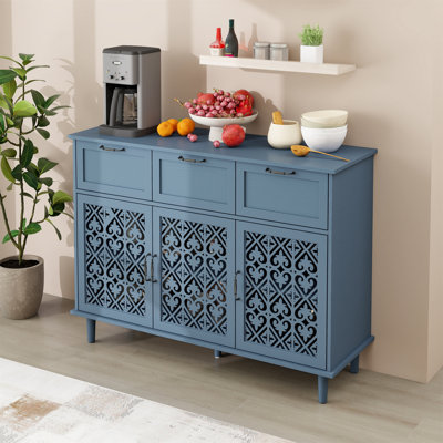 Armoire 3 tiroirs 3 portes