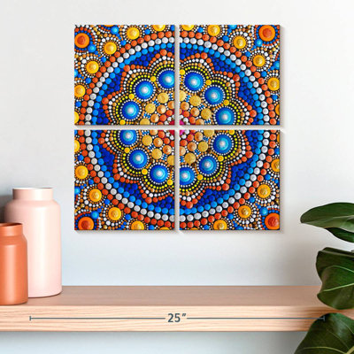 Mandala décoratif à pois
