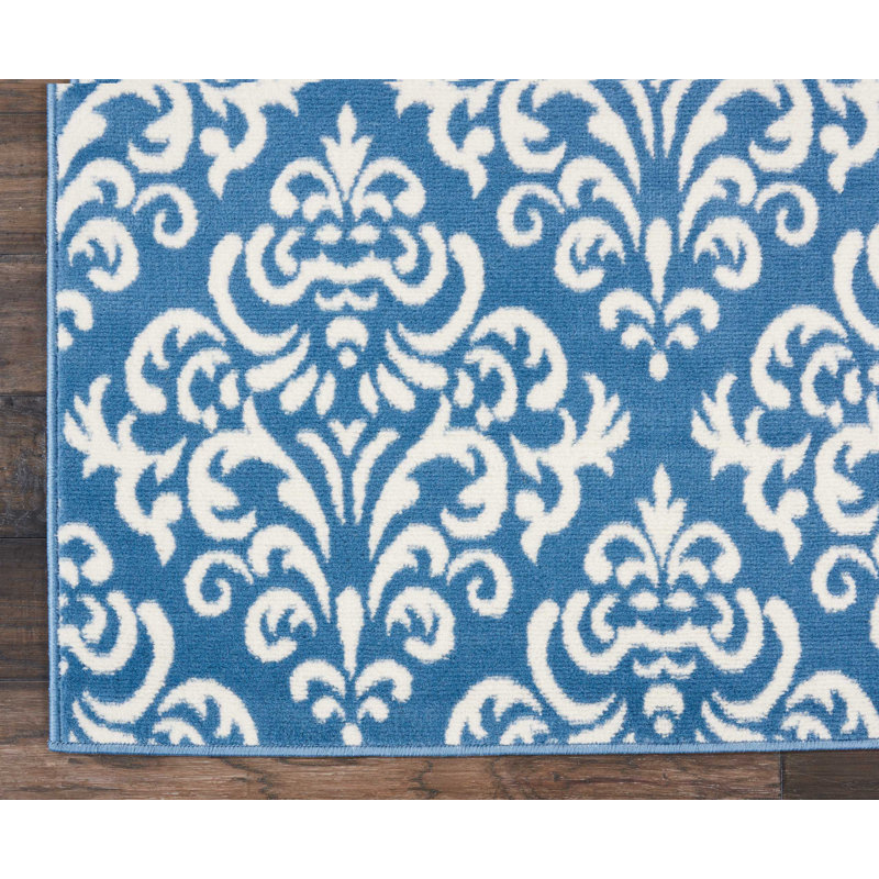 Tapis bleu Bo, Rectangle 7 pi 10 po x 9 pi 10 po
