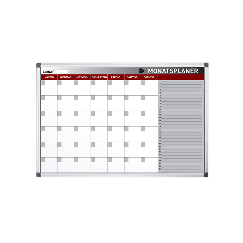 Magnetic Graph/Grid Whiteboard 60cm H x 90cm L