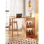 Table de bar extensible en bois massif et bois d'hévéa-95404907