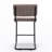 Estes Upholstered Stool with Metal Frame-1609516363-1609516361