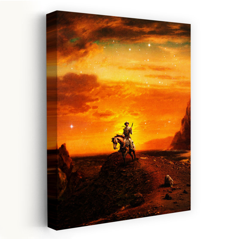 Art contemporain contemporain, paysage de cheval abstrait, H 36 po x l 24 po