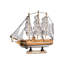 Maquette de bateau en bois, voilier et décor Mayflower-1535462591