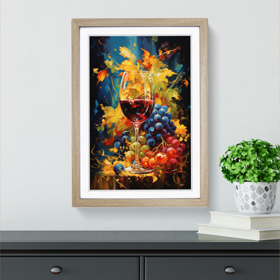 Wine Expressionism - Framed Print