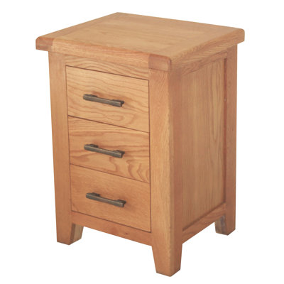Ashlyn 47cm W Solid Wood Bedside Table