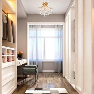 Lesbury 3 - Light Dimmable Tiered Chandelier