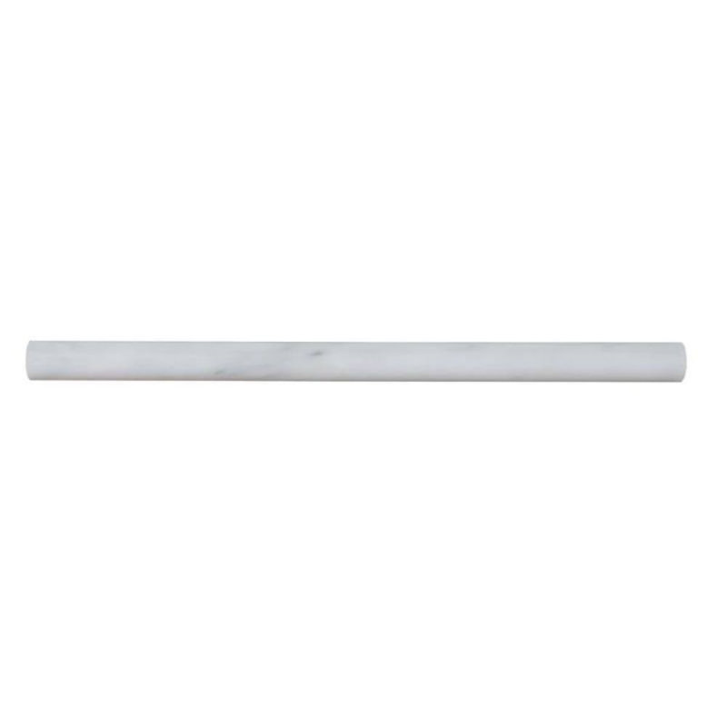 Carreau de 12 po x 0,5 po, Blanc oriental poli